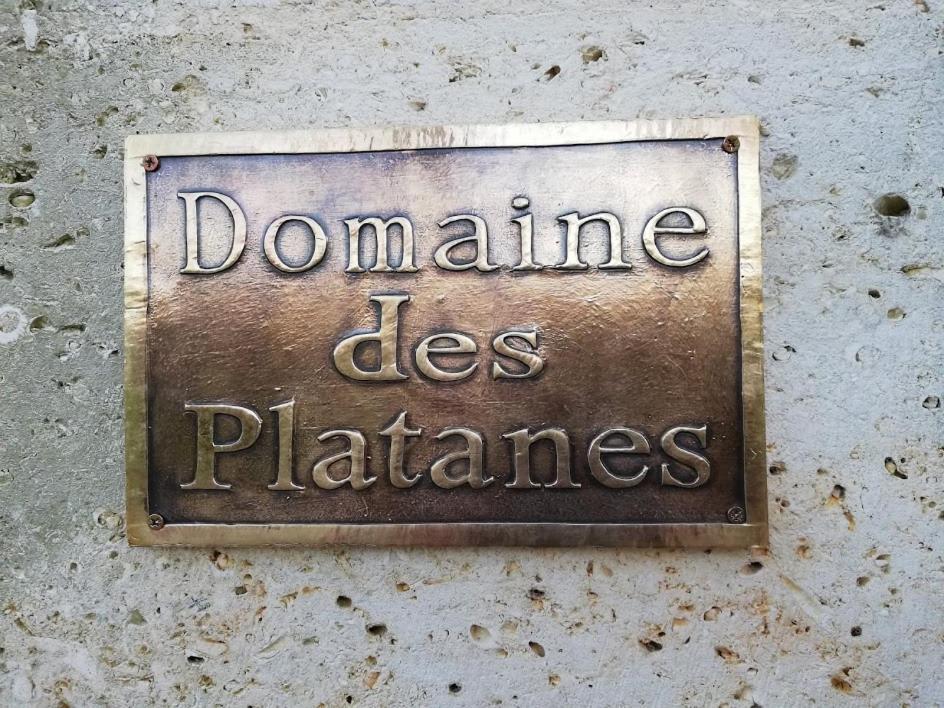 לינה וארוחת בוקר Bourg-Charente Le Domaine Des Platanes מראה חיצוני תמונה